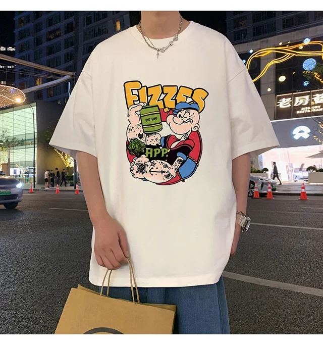 2025 Summer Men's Heavyweight Cotton T-Shirt Detail