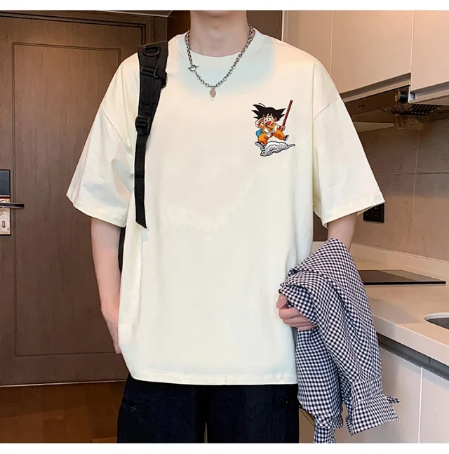 2025 Men's Cartoon Wukong Summer Tee Detail
