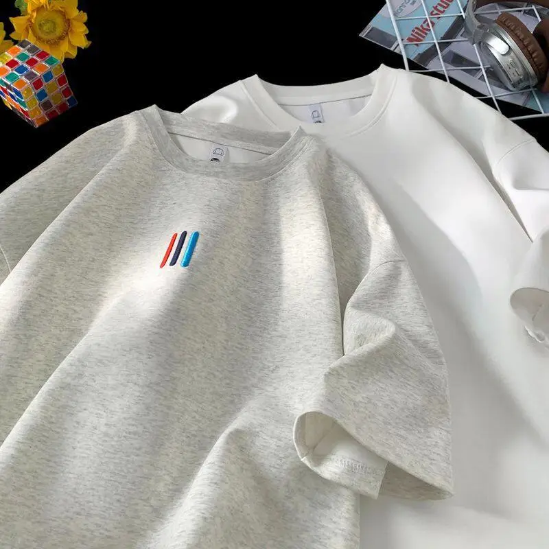 Summer 2025 Men's Heavyweight Embroidered Tee