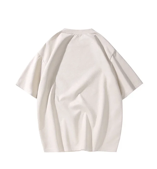 Men's Heavyweight Cotton Sturdy Short-Sleeve Tee Detail