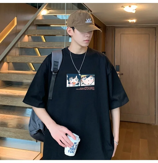 Men's Oversized Graphic Tee Summer 2025 Detail
