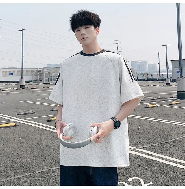 Men's Oversized Breathable Tee HK 2025 Detail