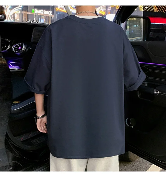 2025 Summer Men's Heavyweight Cotton T-Shirt Detail