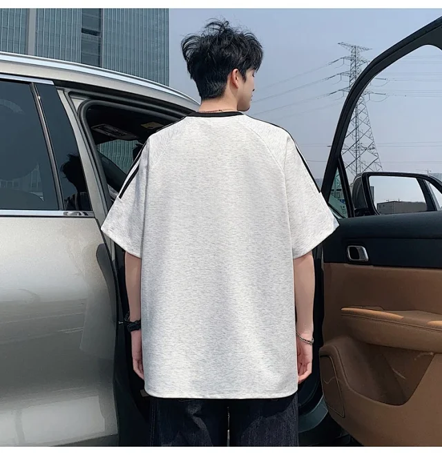 Men's Oversized Breathable Tee HK 2025 Detail