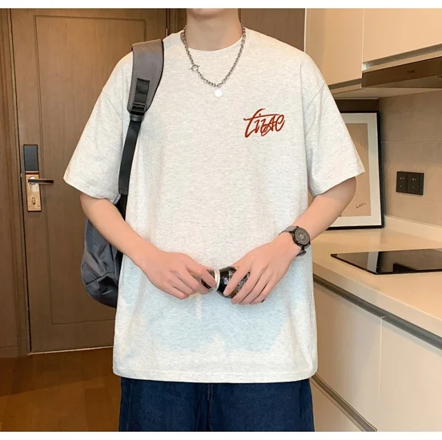 Men's Cotton Oversized Tee Summer 2025 Detail