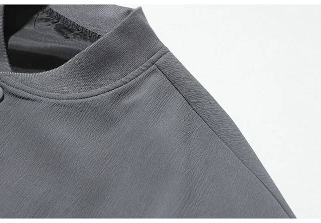 Youth Vintage Casual Bomber Jacket Detail