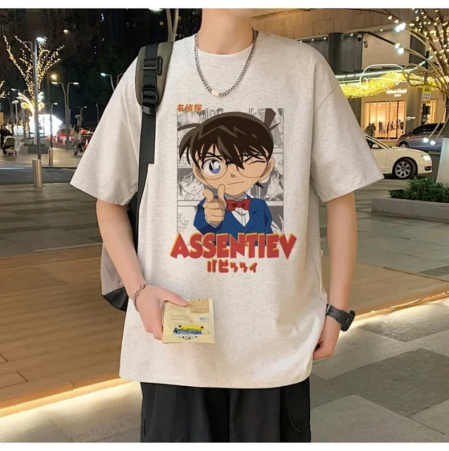 Men's Oversized Cotton Graphic Tee Detail