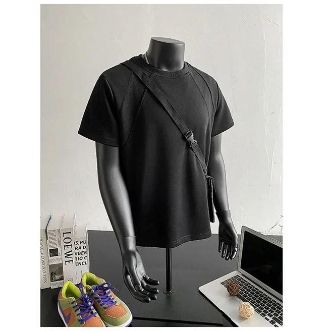 Design Space Cotton Breathable Short-Sleeve Tee Detail