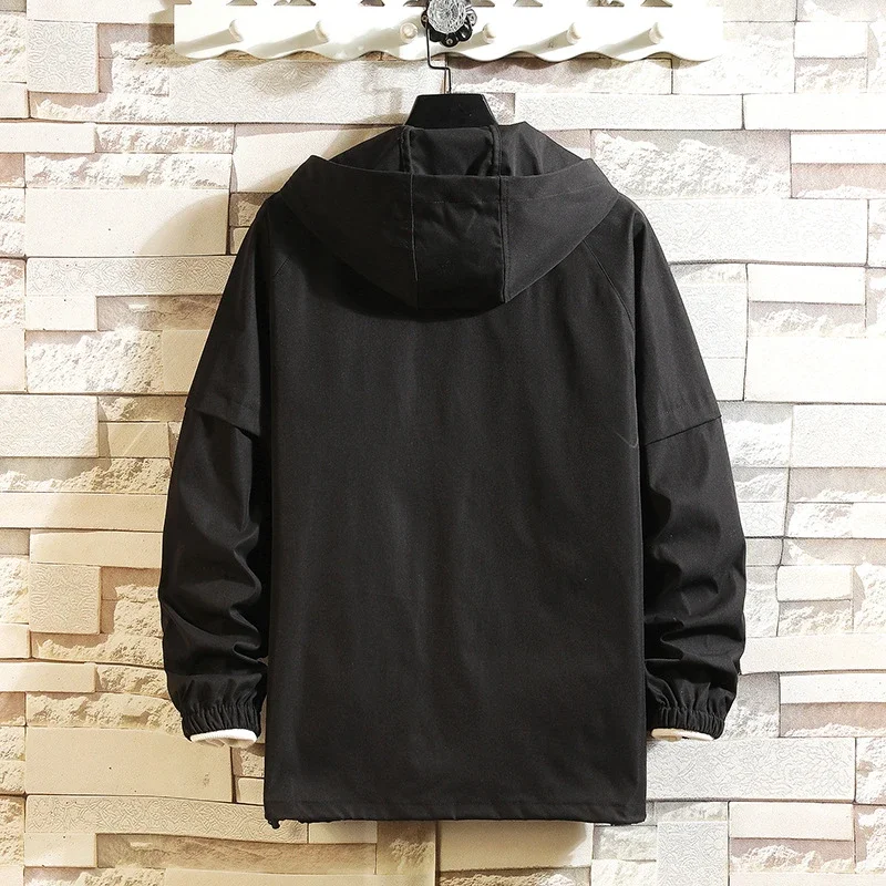 Men's Lightweight Trendy Hooded Half-Zip Jacket