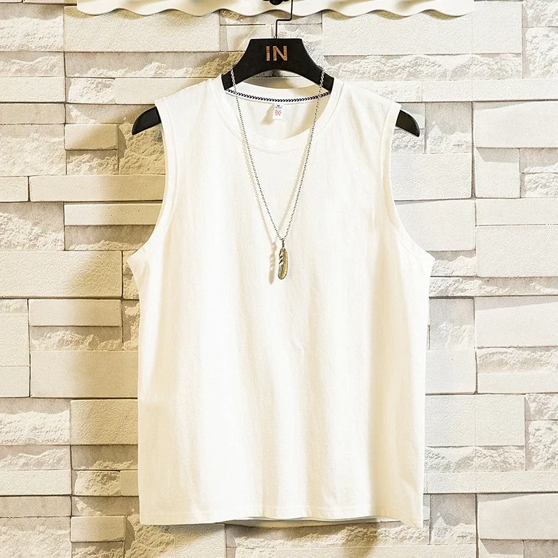 Summer Men's Cotton Printed Tank Top