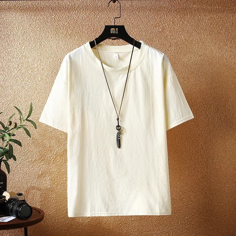 Summer Wind Men's Japanese Linen Tee