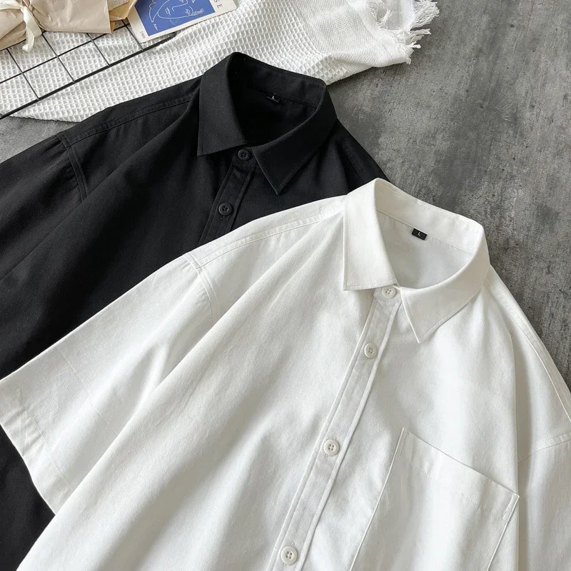 Men's Summer Casual Cotton Short-Sleeve Shirt
