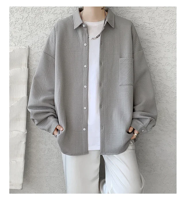 Men's Vintage Corduroy American Japanese Shirt Detail