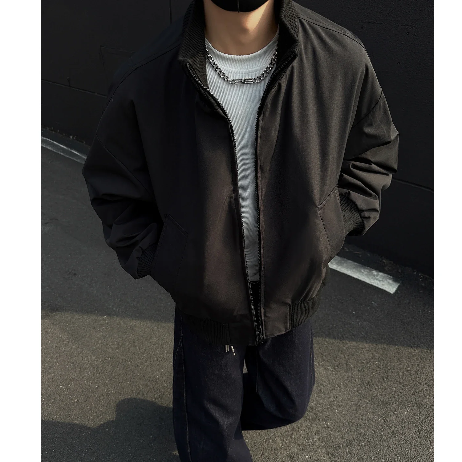 Men's Vintage Oversized Bomber Jacket