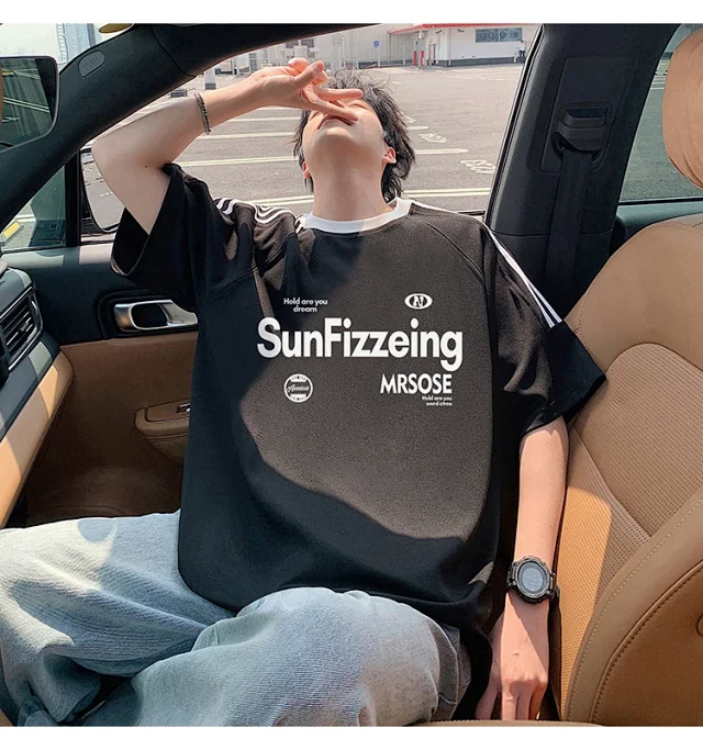 Men's 2025 Summer Breathable Casual Tee Detail