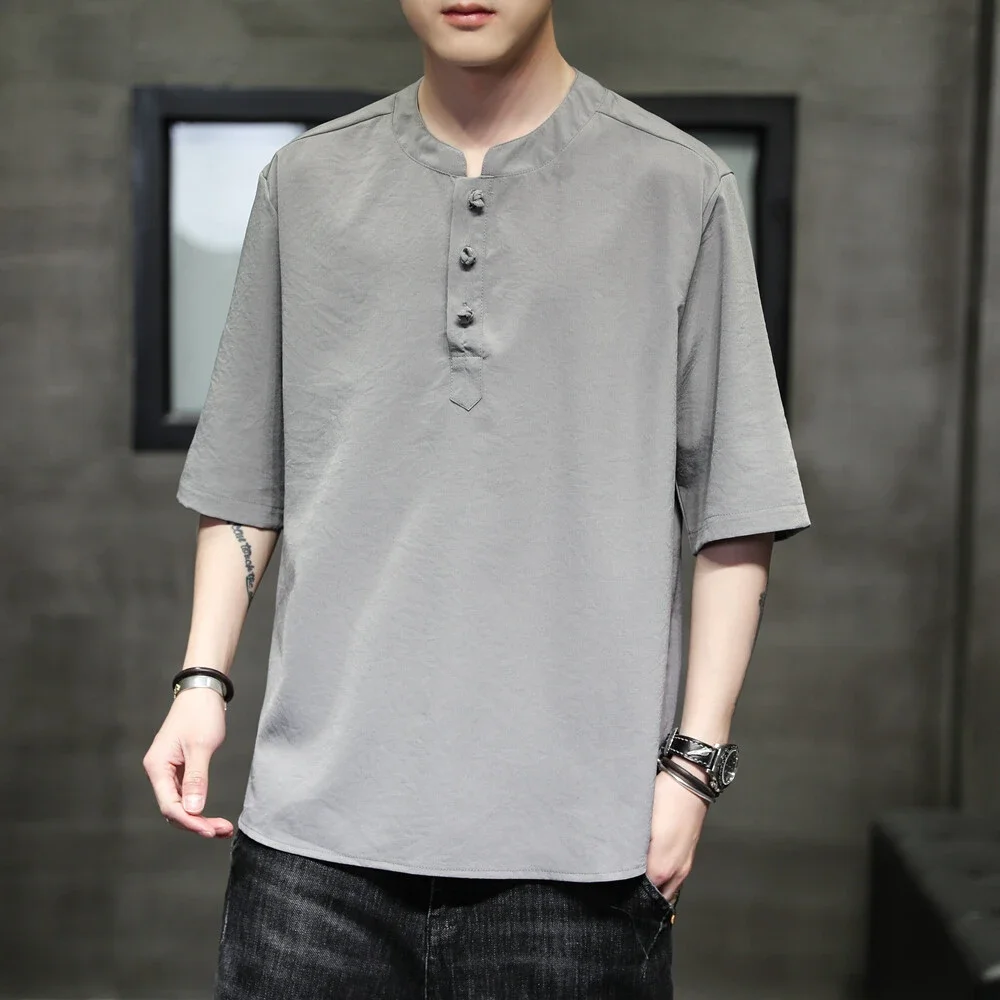 Men's Summer Cooling Tang-Style Quick-Dry T-Shirt