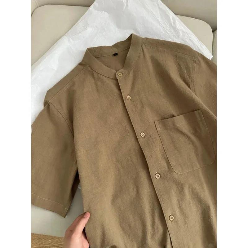 Men's New Chinese Bamboo Cotton Shirt