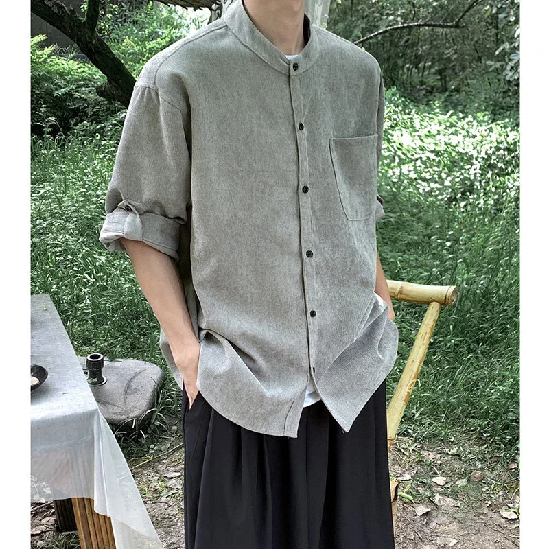 Men's Vintage Korean Corduroy Shirt Jacket