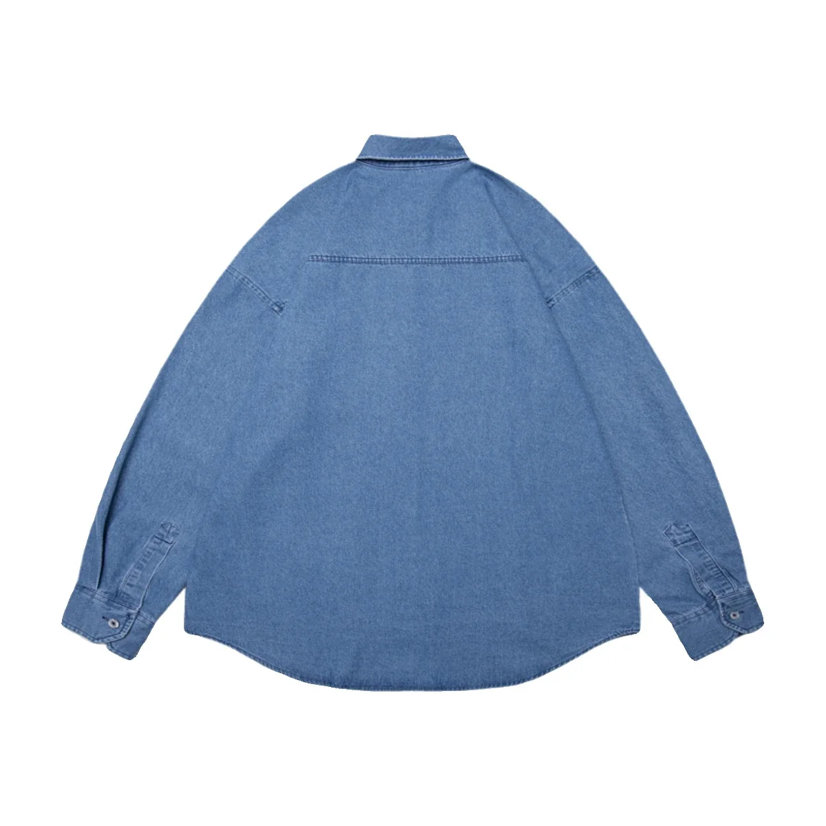 Spring Men's Vintage Oversized Denim Shirt