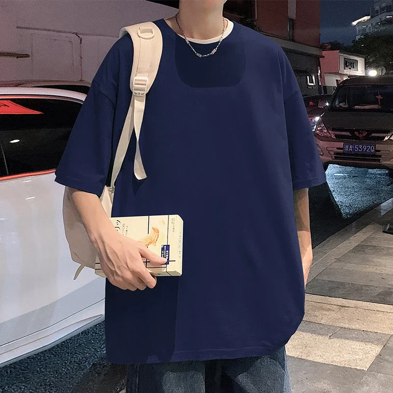 Men's Summer Oversized Heavyweight Cotton T-Shirt