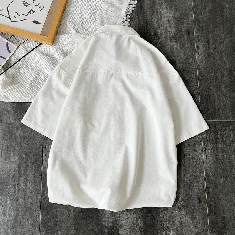 Men's Summer Casual Cotton Short-Sleeve Shirt