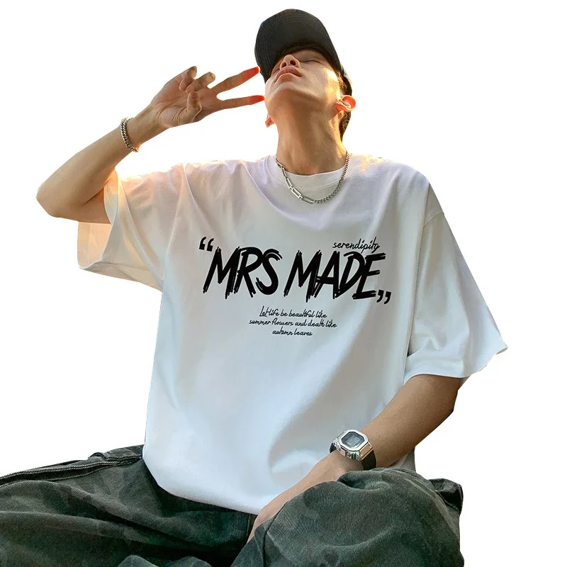 New Men's Heavyweight Cotton Oversize Tee