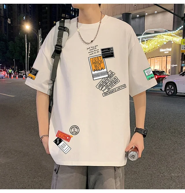 Men's Heavyweight Cotton Soft Short-Sleeve Tee Detail