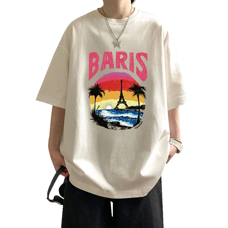 Men's Heavyweight Cotton Oversized Streetwear Tee