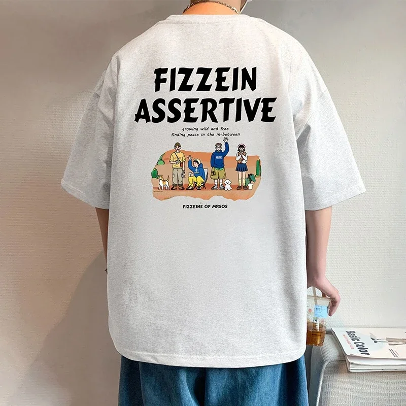 Men's Big Size Cotton Summer T-Shirt