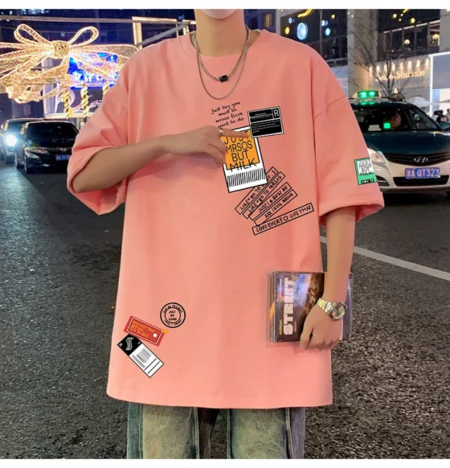Men's Heavyweight Cotton Soft Short-Sleeve Tee Detail