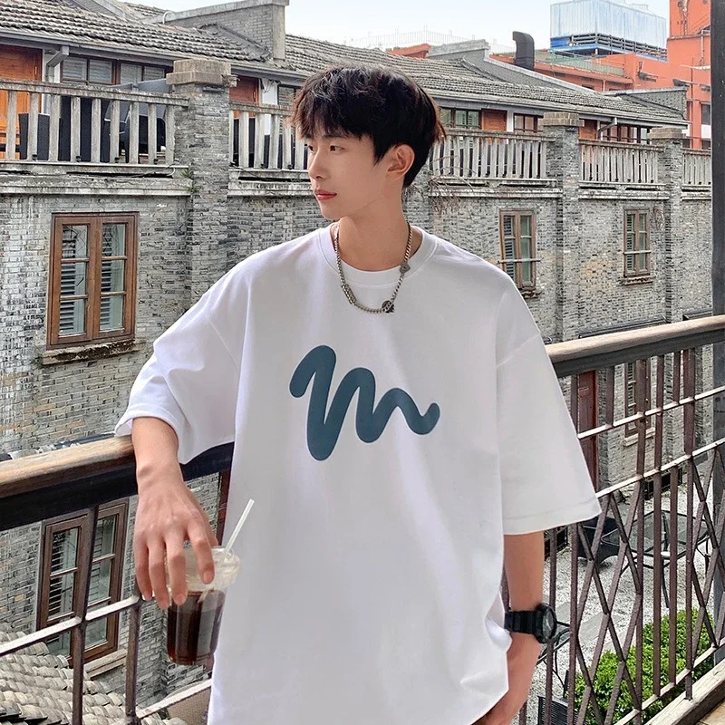 Oversized Men's Graphic Cotton Tee 2025