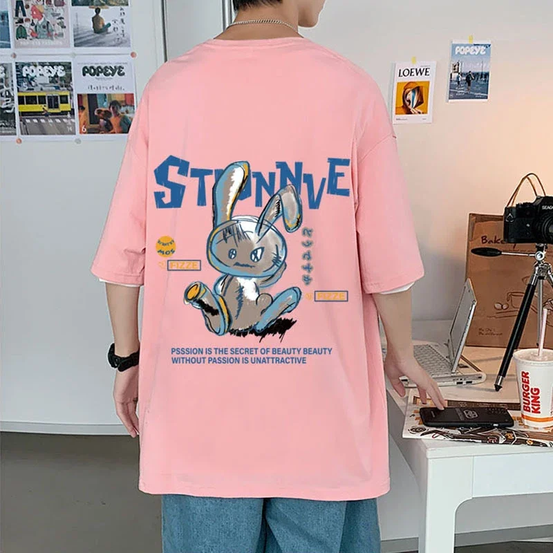 Summer Unisex HK Violent Rabbit Tee