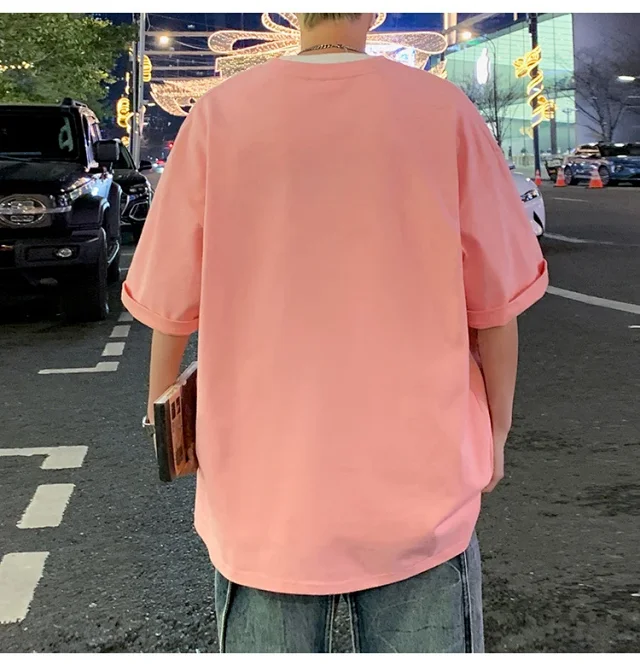 Men's Heavyweight Cotton Soft Short-Sleeve Tee Detail