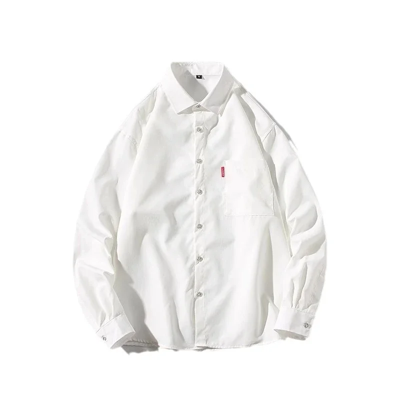 Men's Plus Size Preppy Autumn Shirt