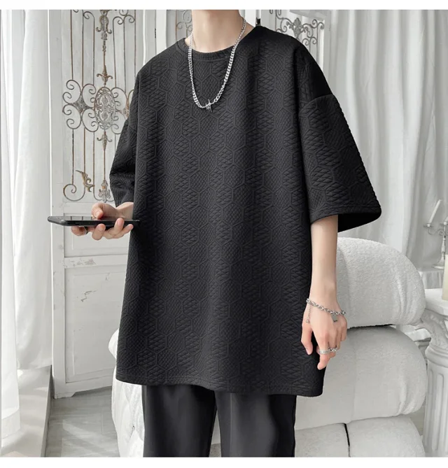 Men's Summer Stretch Ice Silk Tee Detail
