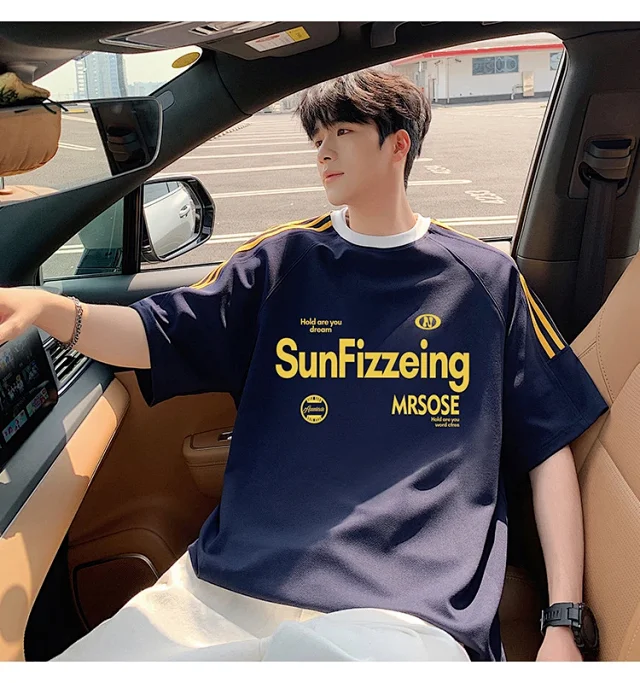 Men's 2025 Summer Breathable Casual Tee Detail