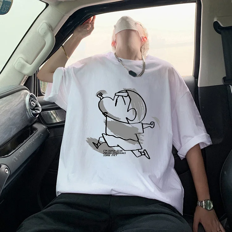 Men's HK Style Oversize Cotton Tee