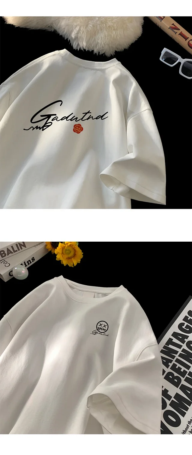Men's Heavyweight Cotton Classic Crewneck Tee Detail