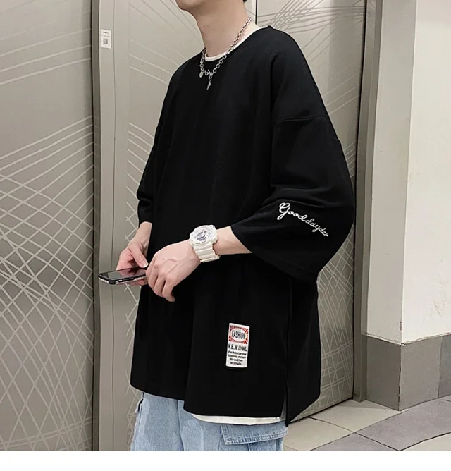 2025 Men's Cotton Short Sleeve T-Shirt Detail