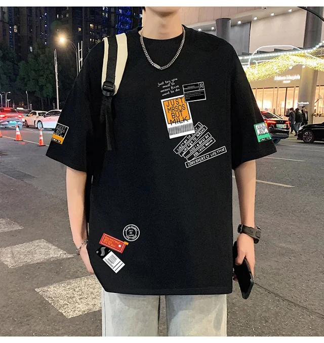 Men's Heavyweight Cotton Soft Short-Sleeve Tee Detail