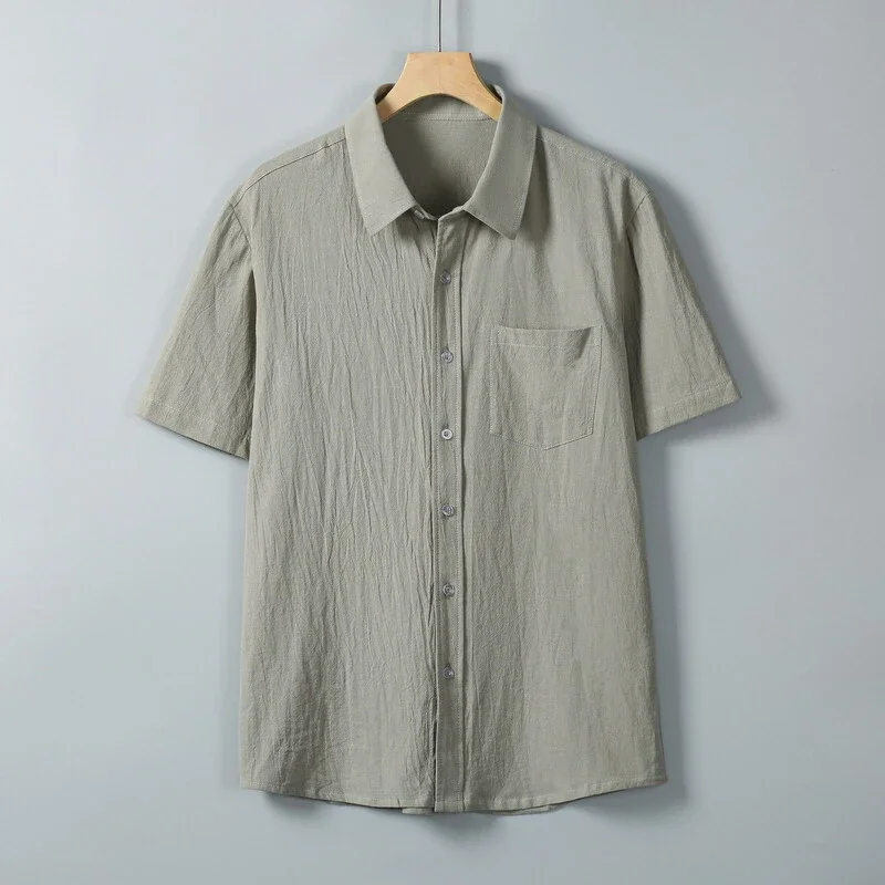 Men's Chinese Summer Short-Sleeve Shirt
