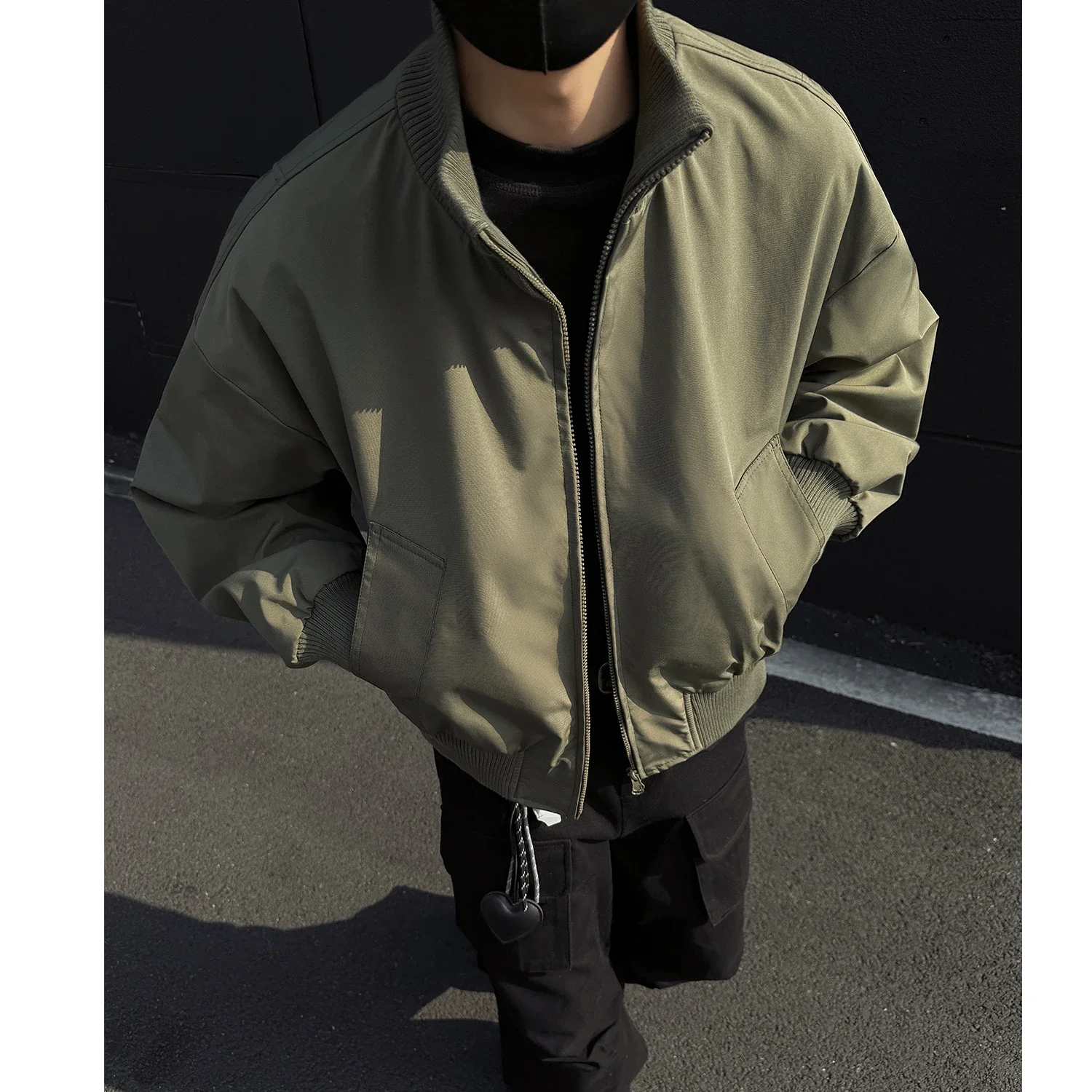 Men's Vintage Oversized Bomber Jacket