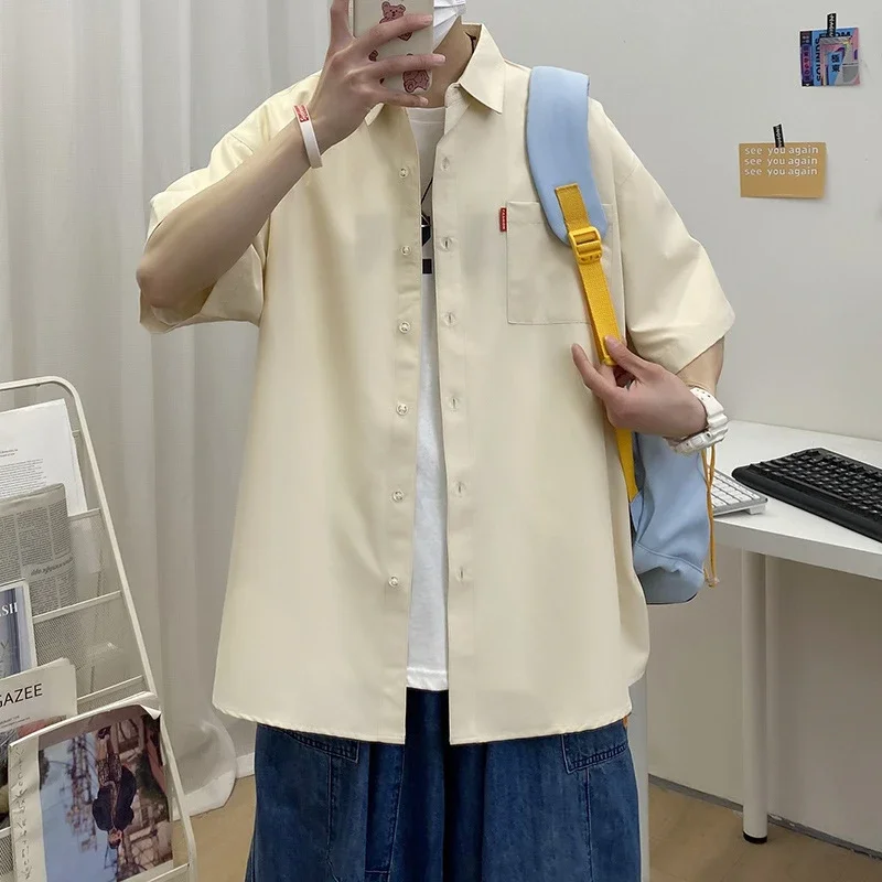 Men's Oversized Summer Short Sleeve Shirt