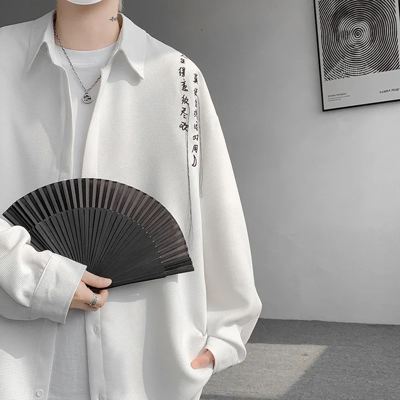 Men's Summer Retro Embroidered Shirt