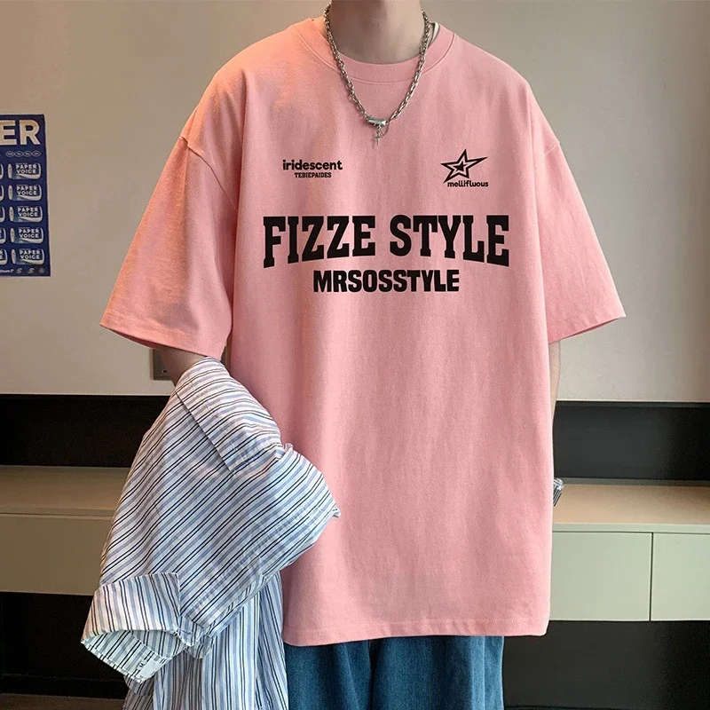 Summer 2025 Men's Cotton Oversized T-shirt