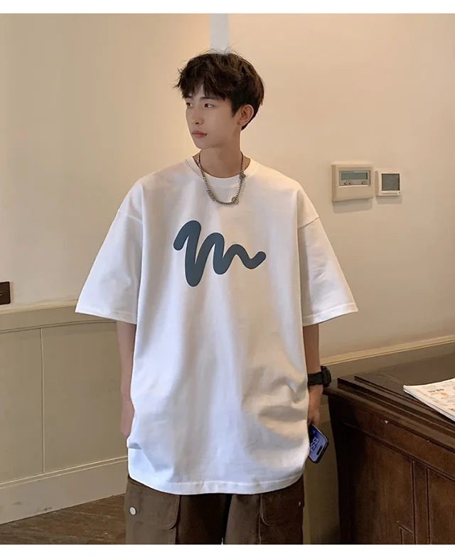 Oversized Men's Graphic Cotton Tee 2025 Detail
