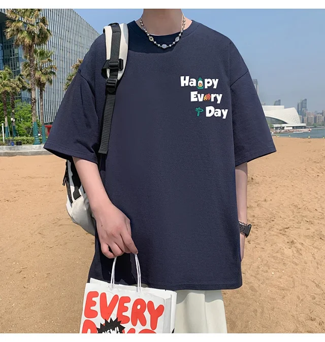 Unisex Heavyweight Cotton Streetwear T-Shirt 2025 Detail