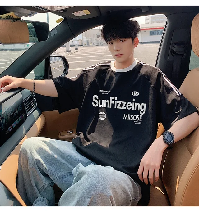 Men's 2025 Summer Breathable Casual Tee Detail