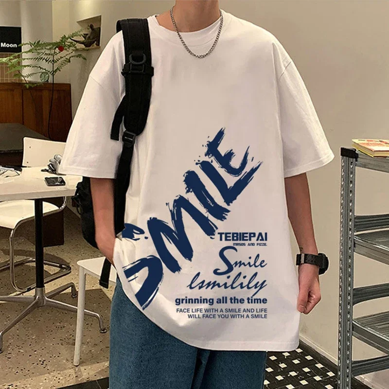Men's Heavyweight Cotton Summer Graphic Tee