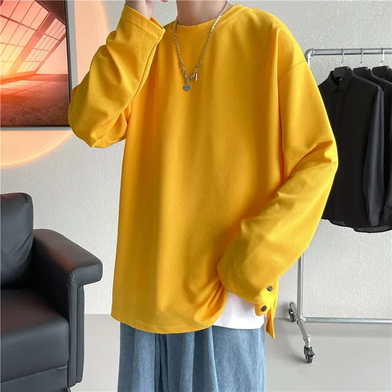 Men's HK Style Button-Down Long-Sleeve Tee